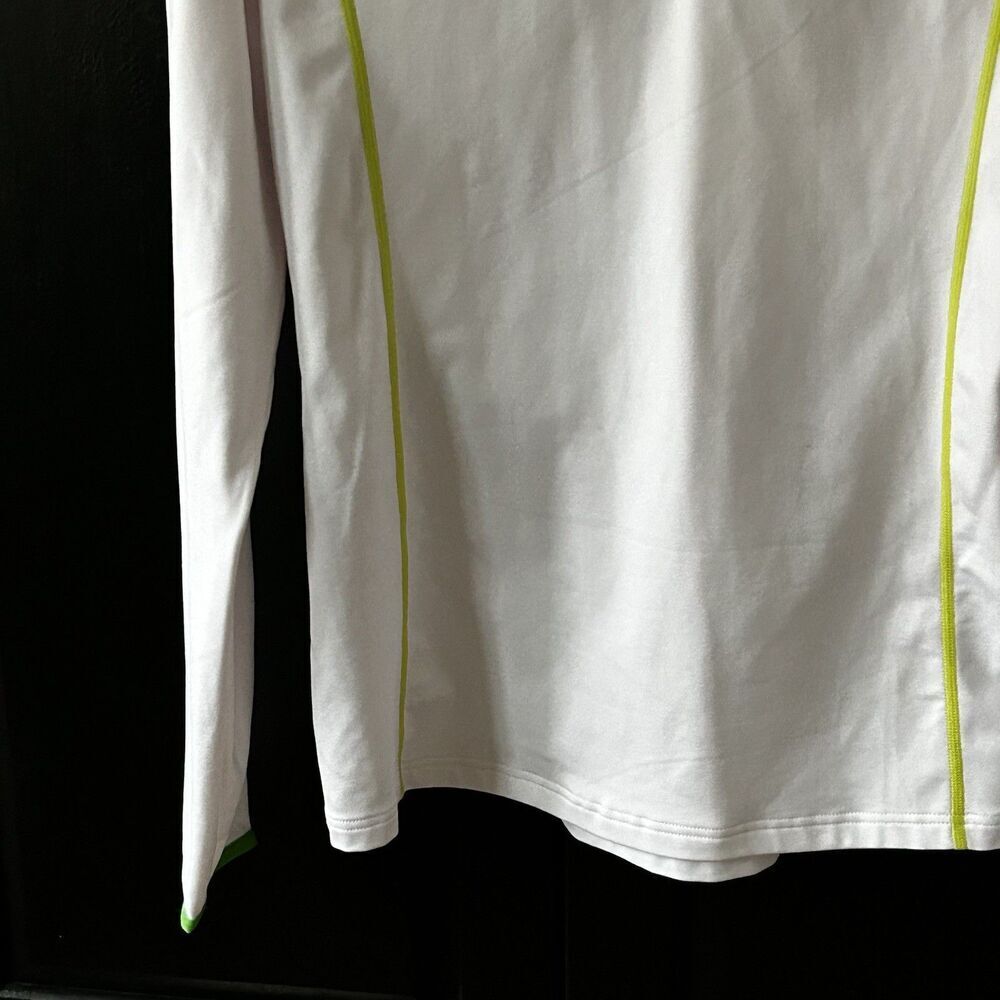 rh+ Women's Pullover Jacket Size Large White Green Accents Polyester Ski Base - Picture 3 of 10